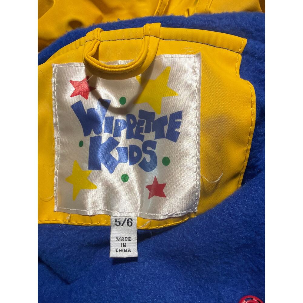 Vintage Wippette Kids Rain Coat Size 5/6 - Picture 5 of 7